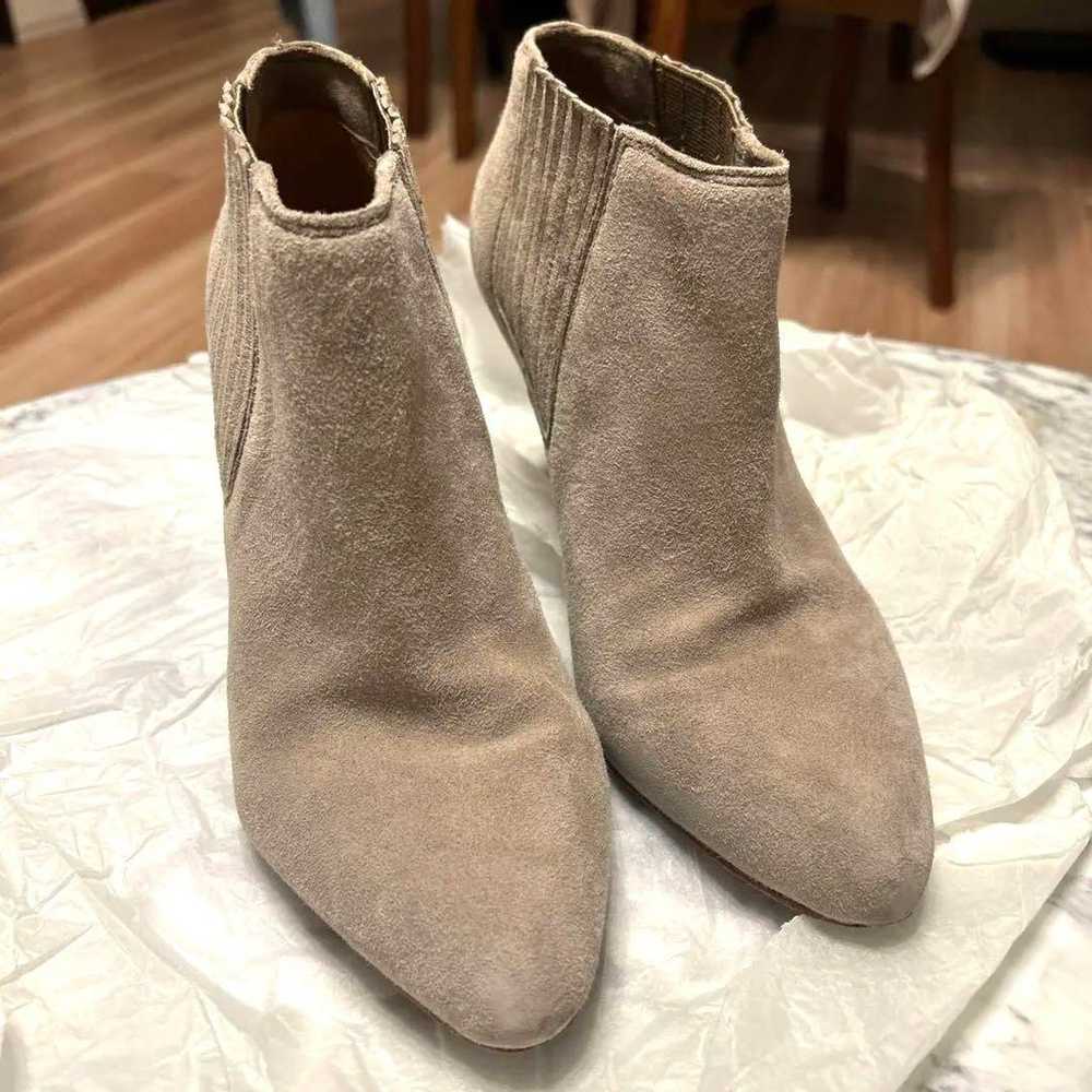 Coach Doverin suede gray ladies C logo boots - image 1