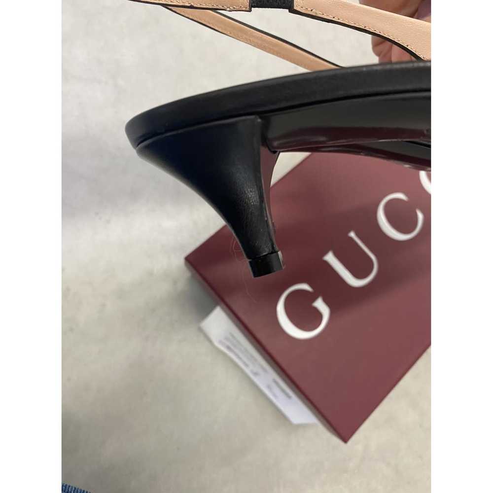 Gucci Gucci Signoria leather heels - image 5