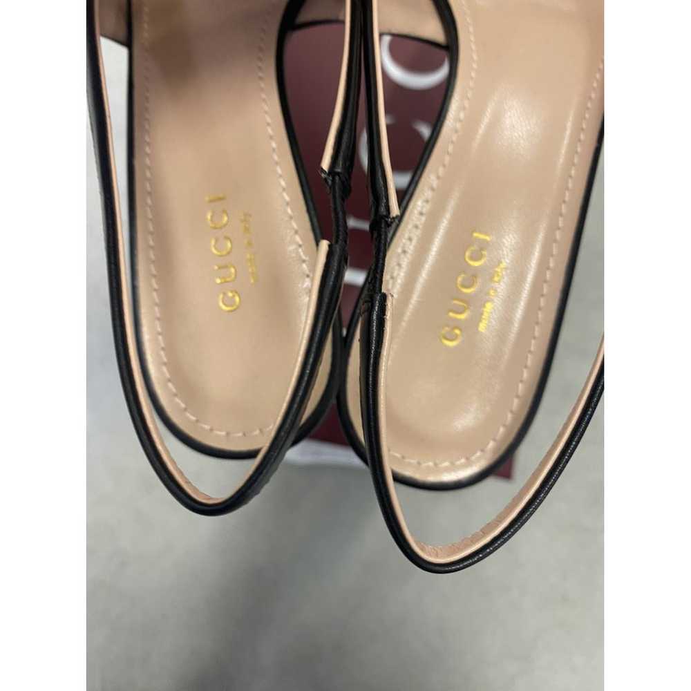 Gucci Gucci Signoria leather heels - image 6