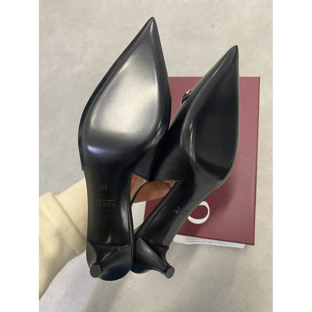 Gucci Gucci Signoria leather heels - image 7