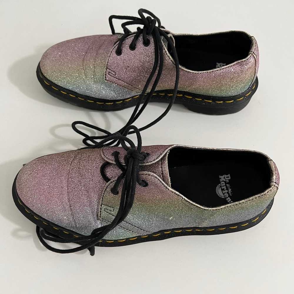 Dr Martens Women’s Glitter Oxford Shoes Size 8 - image 4