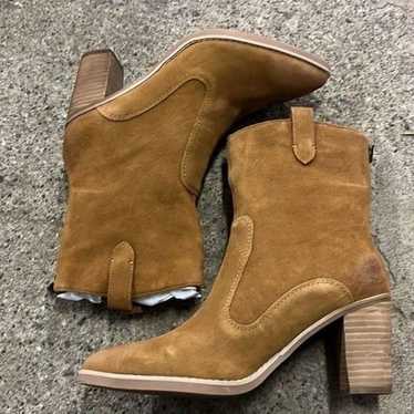 NEW Splendid Raquel Toffee Boots Leather Suede si… - image 1