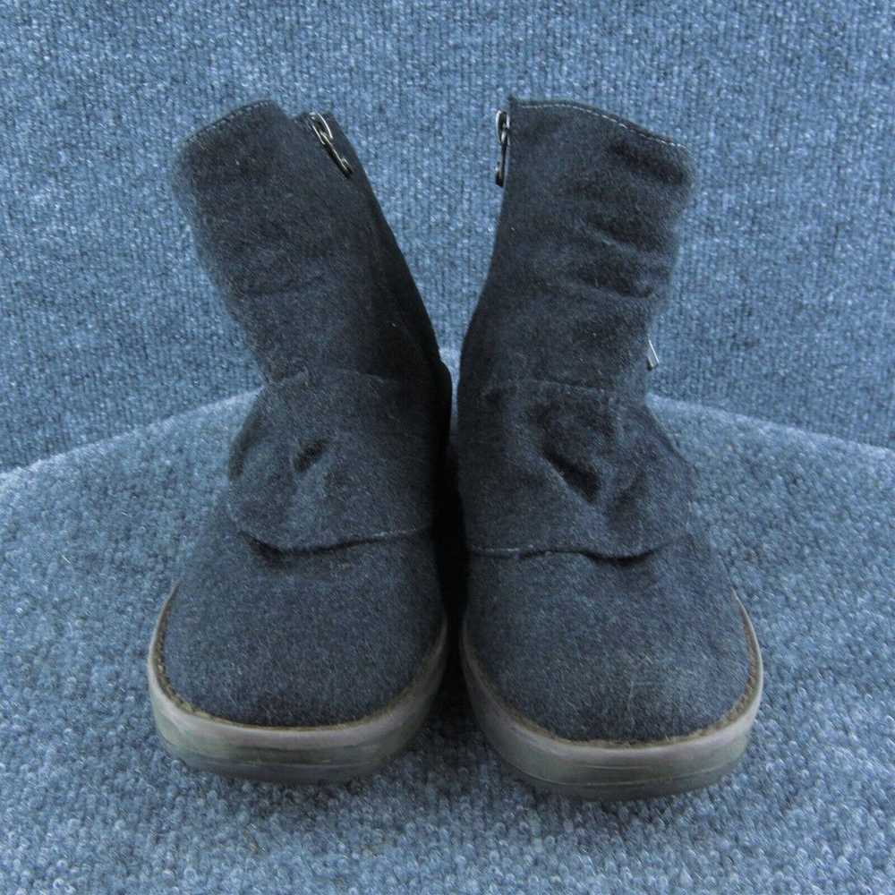 Rocket Dog Women Ankle Boots Gray Fabric Zip Size… - image 2