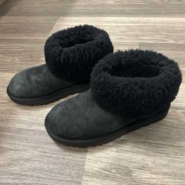 UGG Classic Mini Fluff Ankle Boots