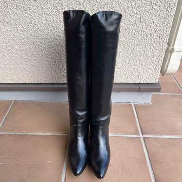 Long boots, black