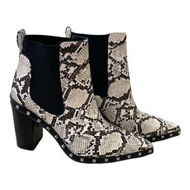 Charles By Charles David Dodger Snake Print Boots