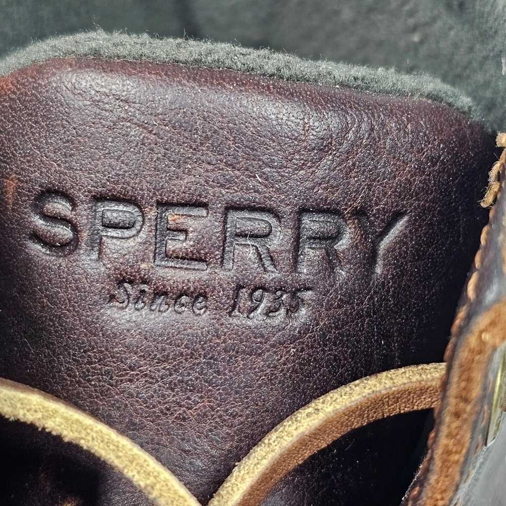 Sperry Saltwater Duck Boot Green and Brown, Women… - image 8