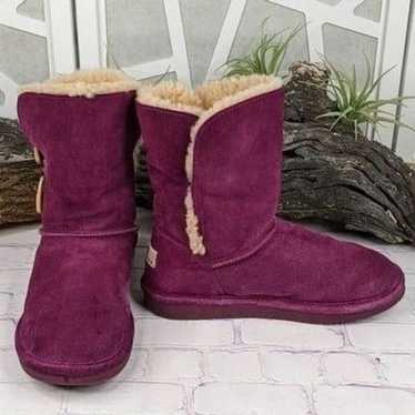 Bearpaw Abigail Boots - Plum Deep Purple