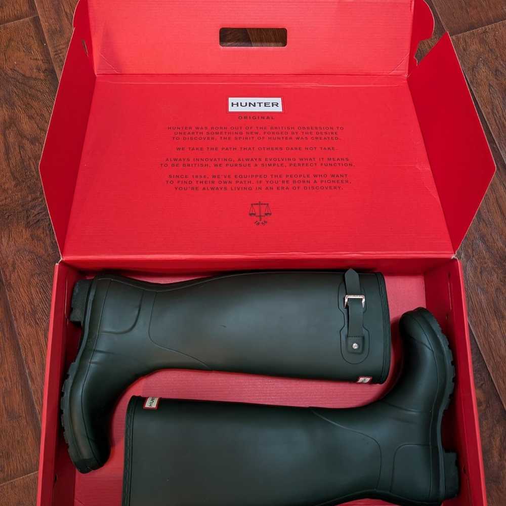 Hunter Original Tall Women's Rain Boots Size 8 in… - image 1