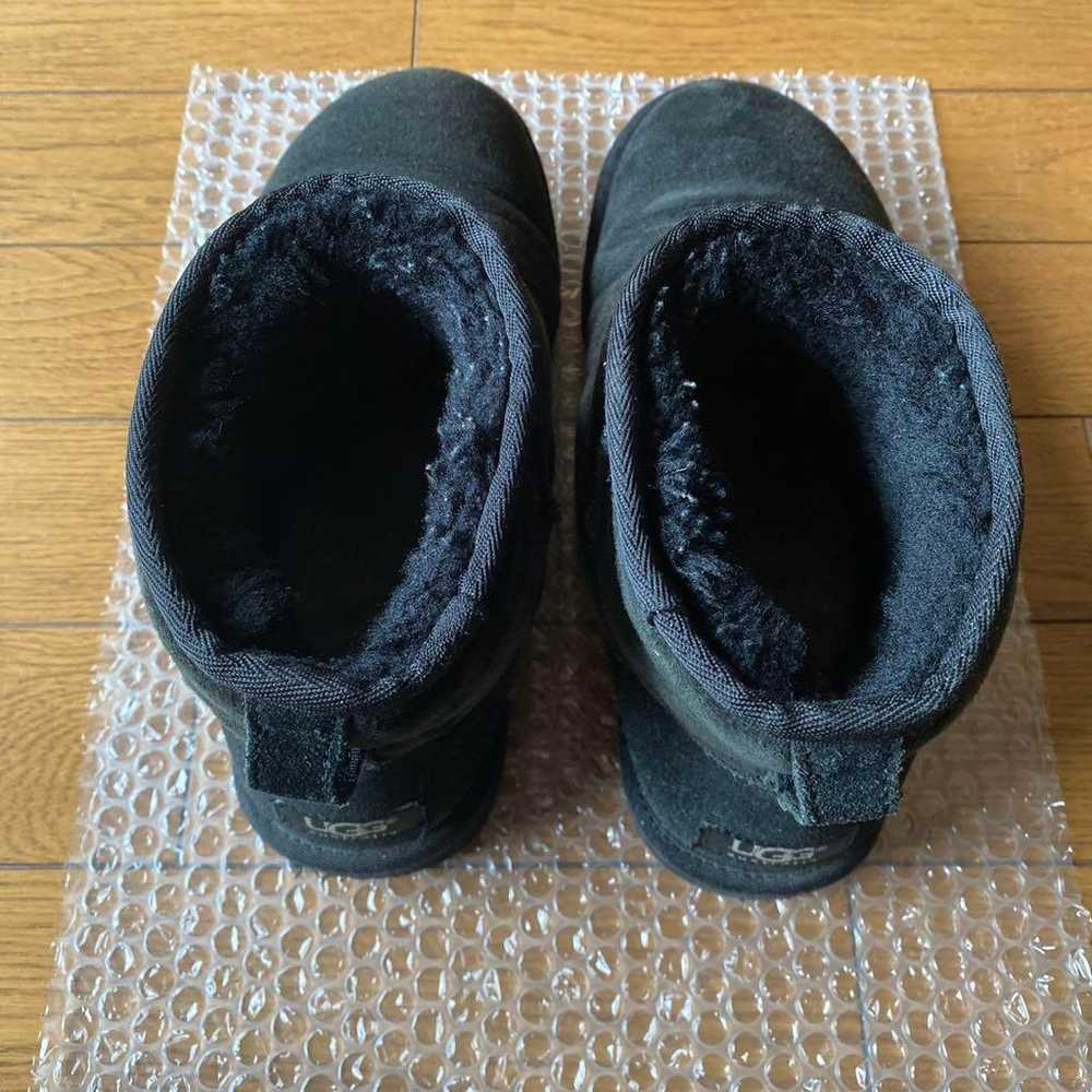 UGG sheepskin boots 25cm black - image 5