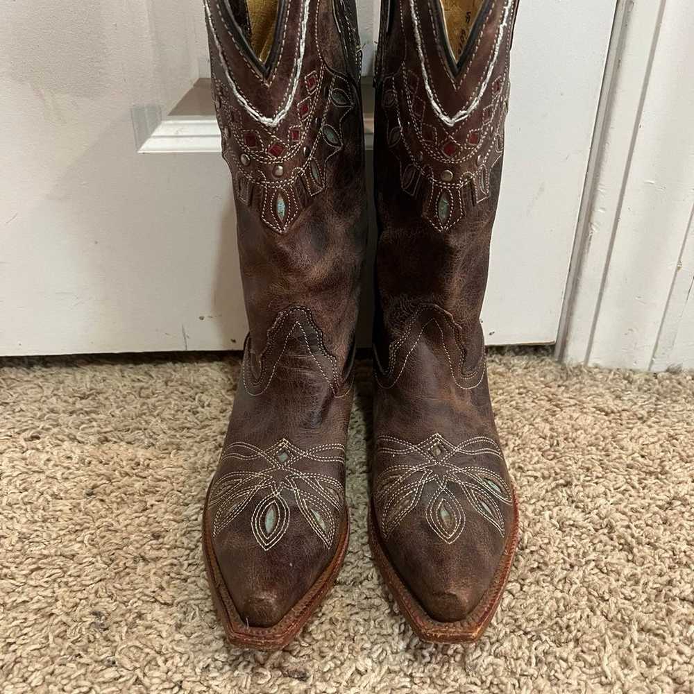 Tony Lama cowgirl/cowboy boots size 6 womens - image 2