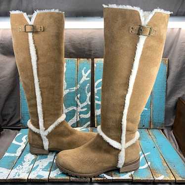 Bjorndal Allison 17" Boots Womens 9.5 Suede Faux F