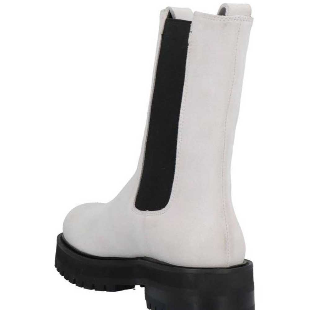 Italian brand DONDUP white chelsea boots. - image 2