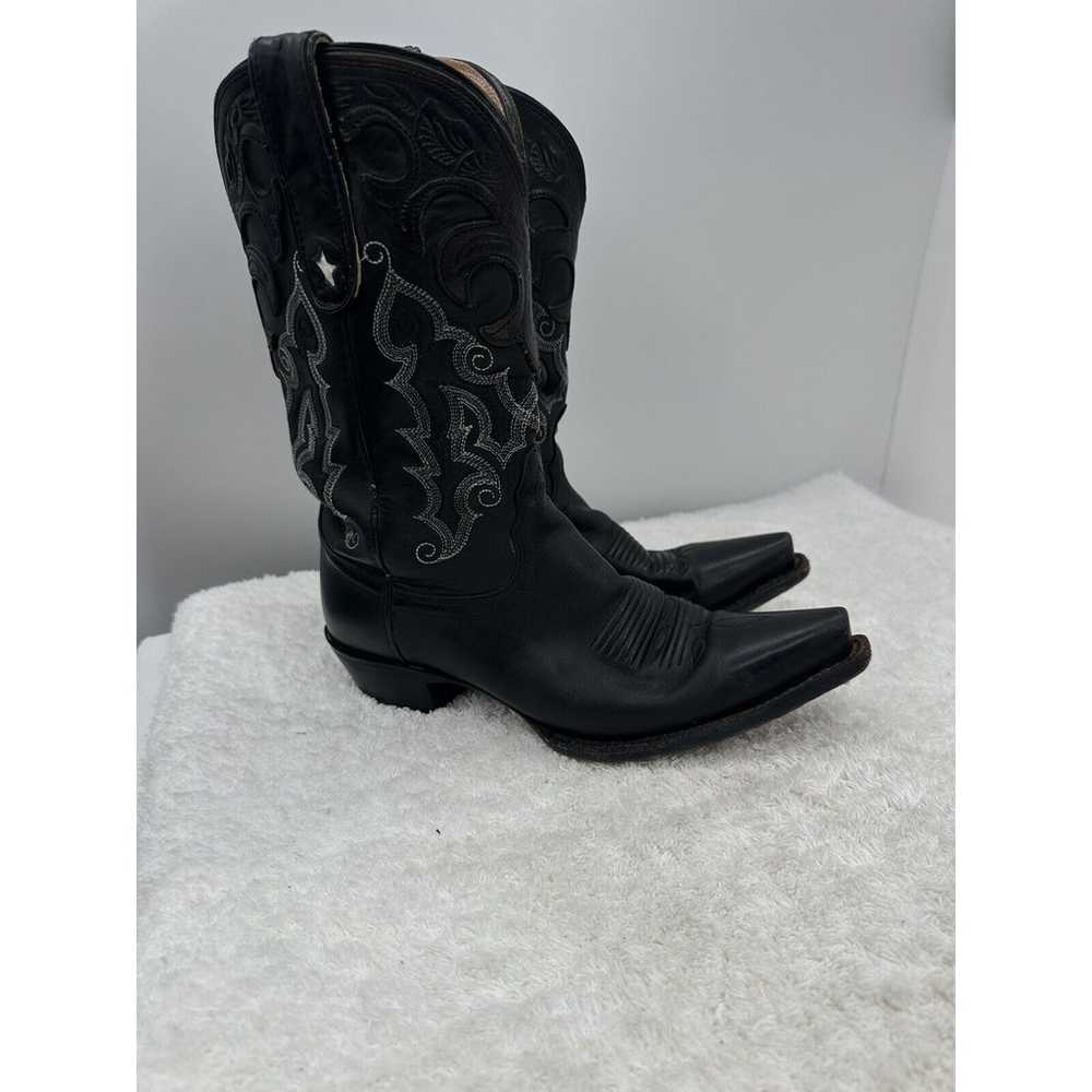 TONY LAMA VF6000 Ladies Vaquero black leather Wes… - image 1