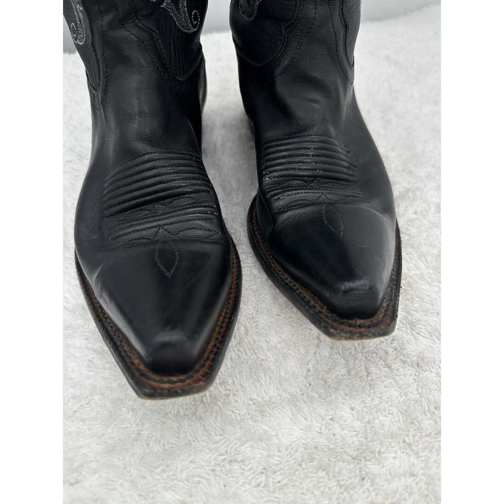 TONY LAMA VF6000 Ladies Vaquero black leather Wes… - image 4