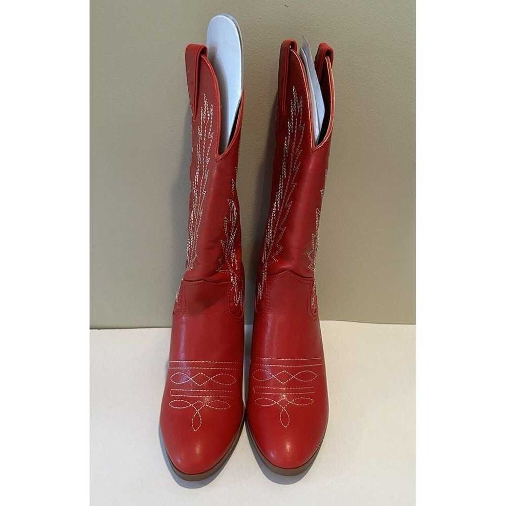 Miranda by Miranda Lambert Red Cowboy Boots Size … - image 3