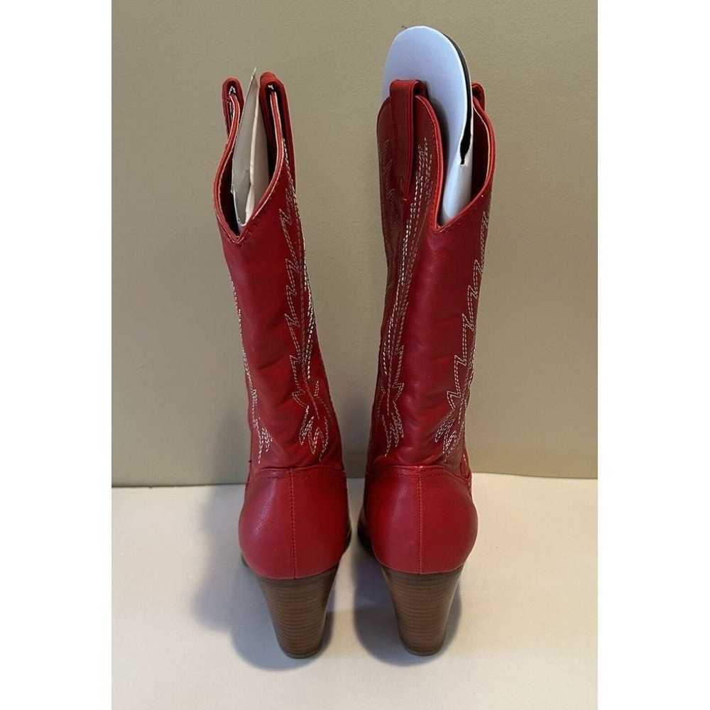 Miranda by Miranda Lambert Red Cowboy Boots Size … - image 5