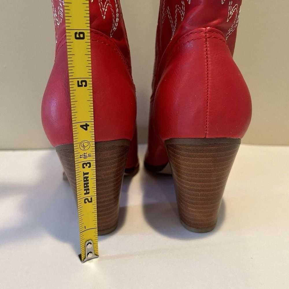 Miranda by Miranda Lambert Red Cowboy Boots Size … - image 6