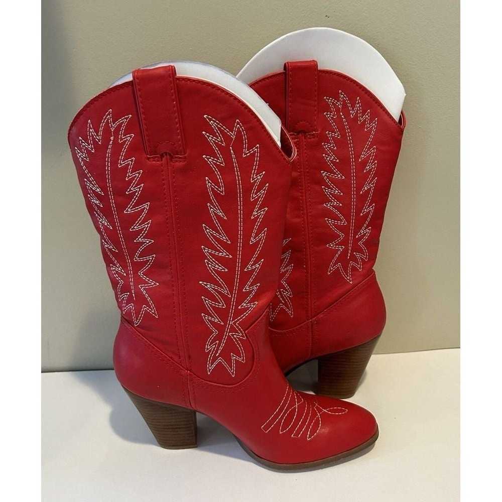 Miranda by Miranda Lambert Red Cowboy Boots Size … - image 7