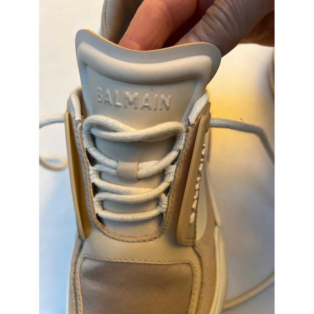 Balmain Leather trainers - image 5