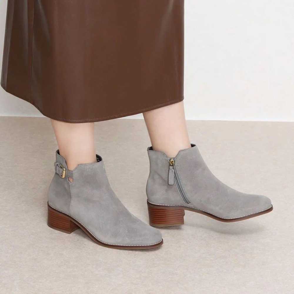 COLE HAAN Hybrid Booties (Stormy Gray Suede) - image 12