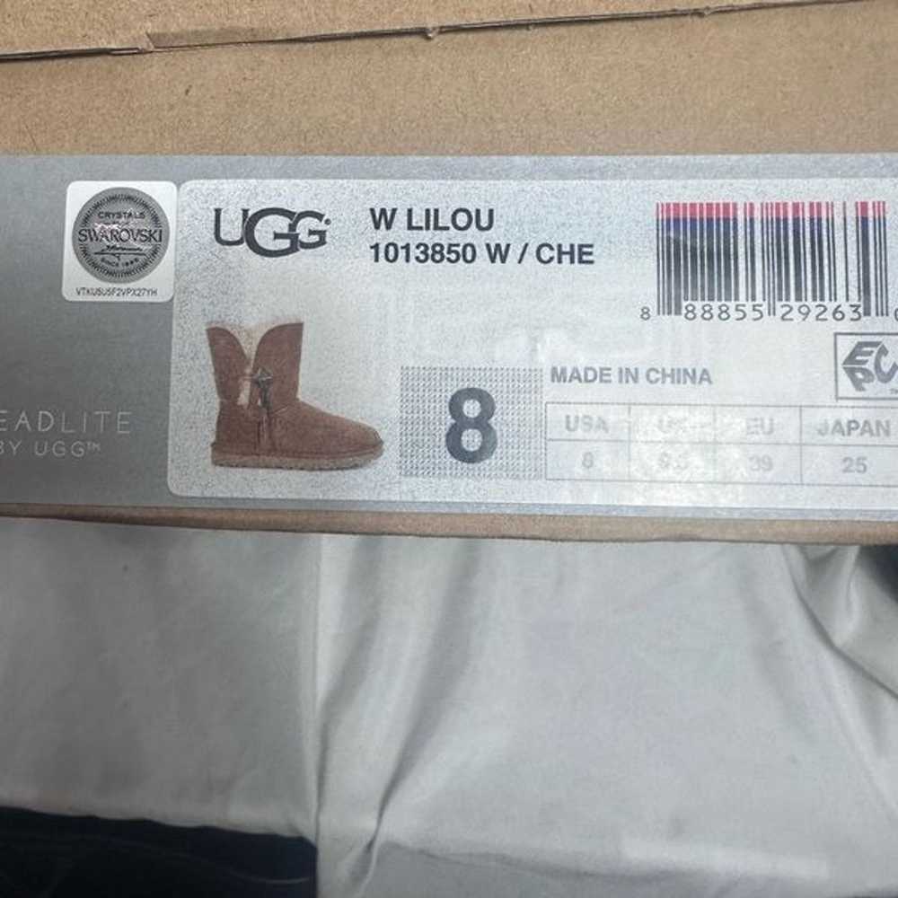 UGG Lilou Charm Classic Chestnut shearling lined … - image 12