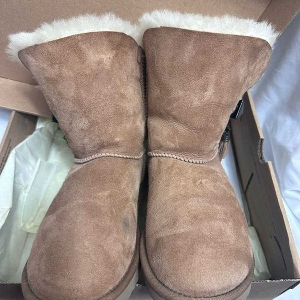 UGG Lilou Charm Classic Chestnut shearling lined … - image 4