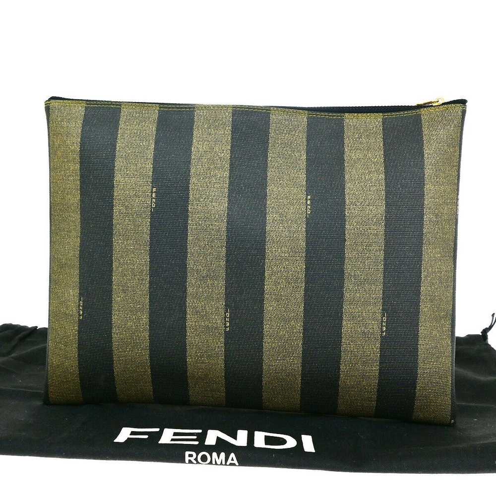 Fendi Fendi Pequin clutch - image 2