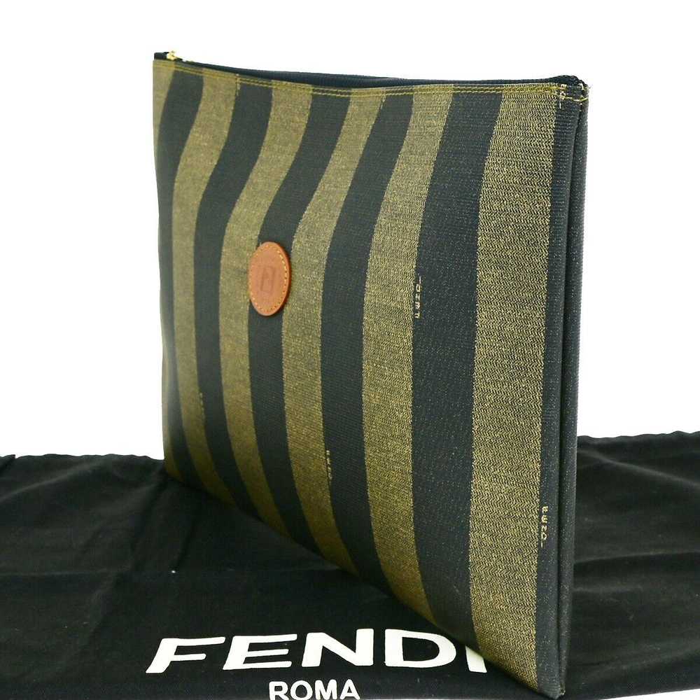 Fendi Fendi Pequin clutch - image 3