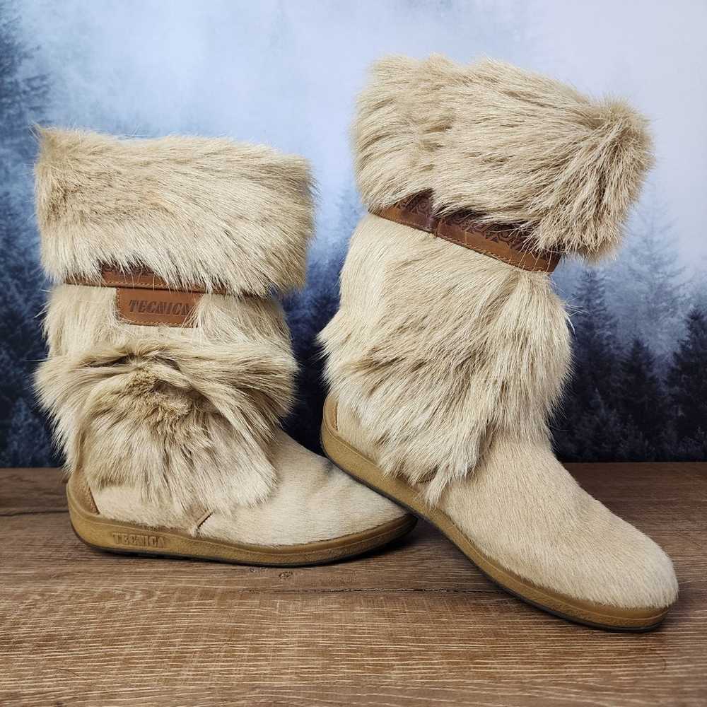 Vintage Tecnica Fur Après Winter Boots | Women's … - image 1