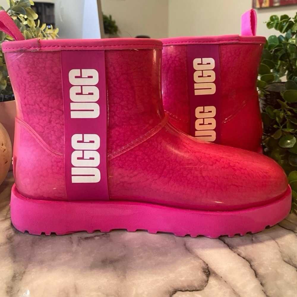 UGG Classic Clear Pink Mini Boot - image 1