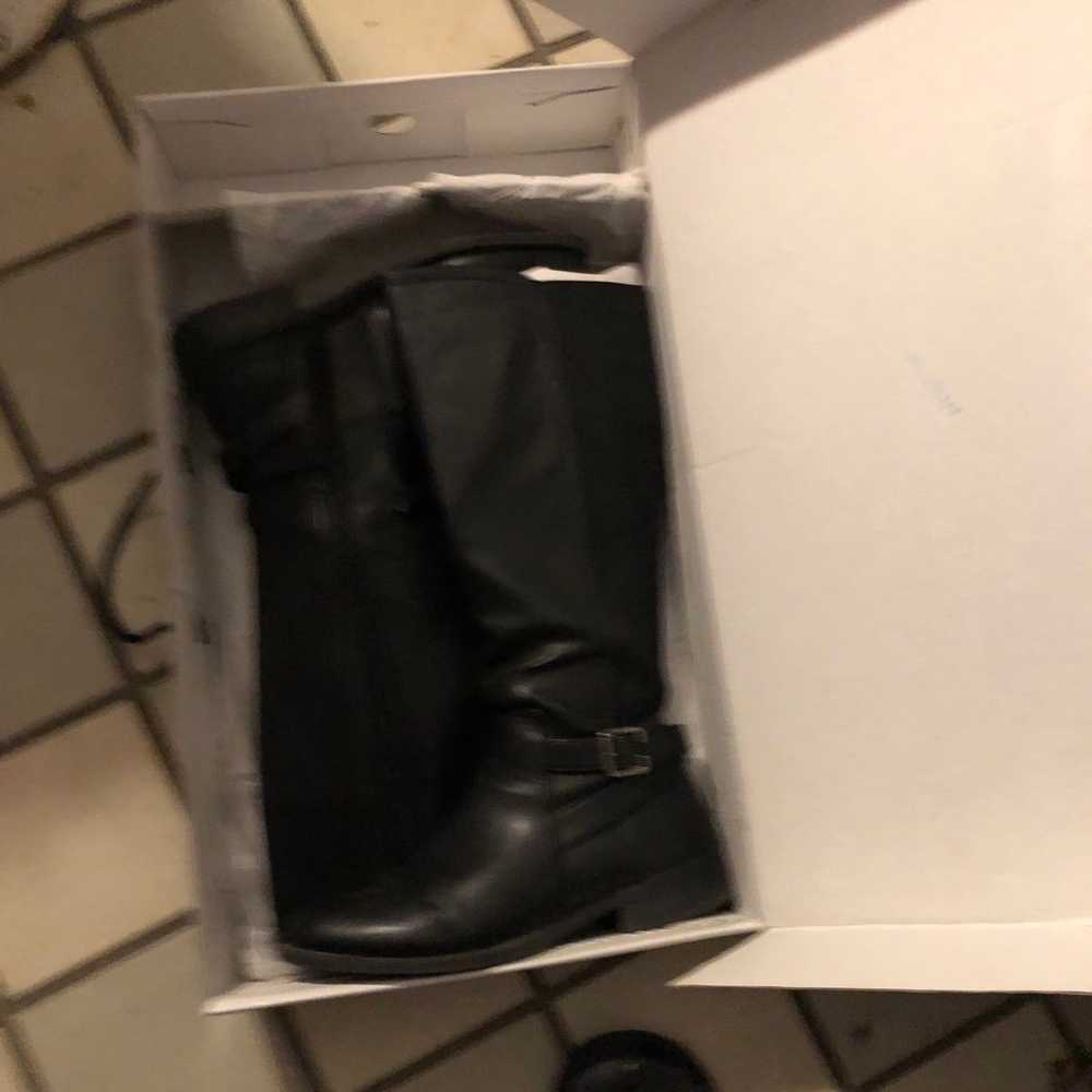 Nine West riding boots size ( 9  1 / 2 ) black - image 5