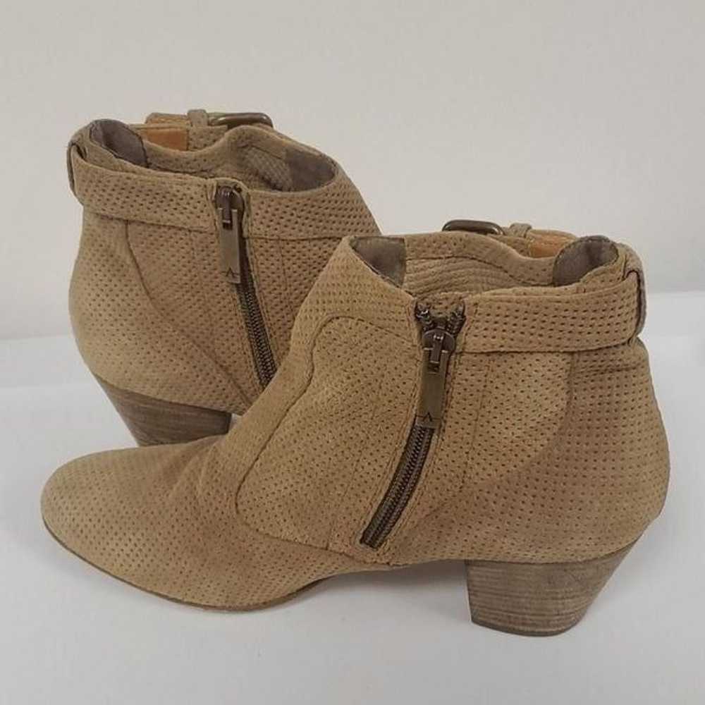 AQUATALIA Perforated Ankle Boots - Taupe Suede - … - image 4