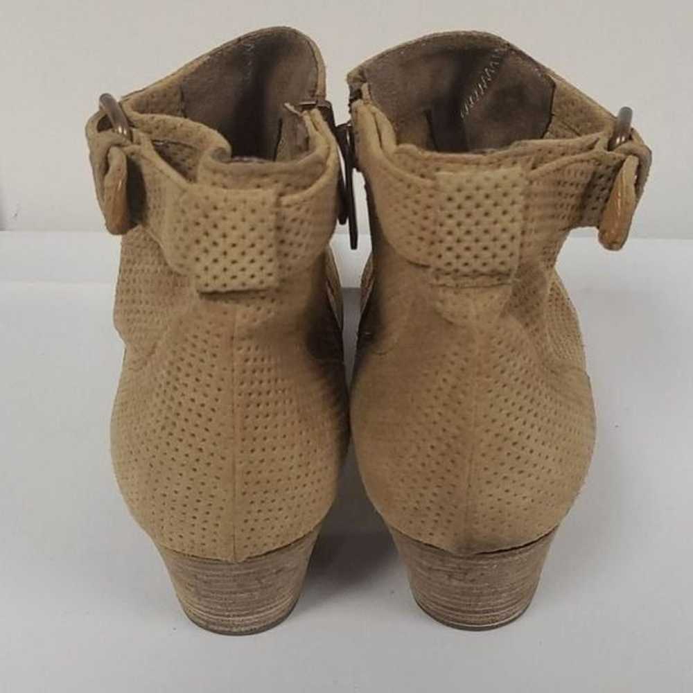 AQUATALIA Perforated Ankle Boots - Taupe Suede - … - image 6