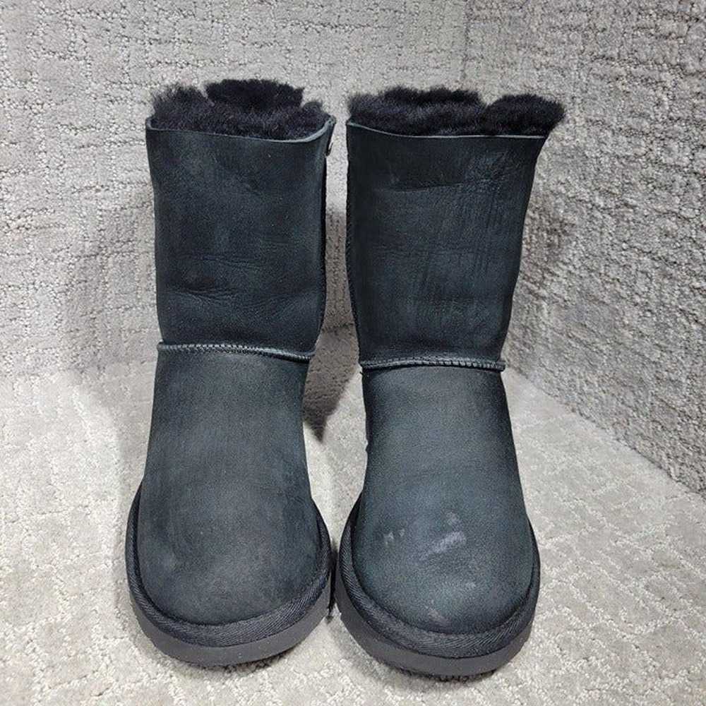 UGG Bailey Bow II Women's Size 8 US Black Sheepsk… - image 2