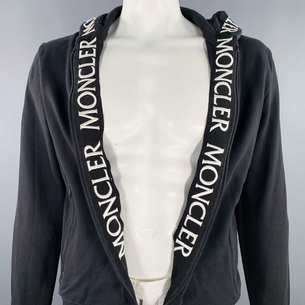 Moncler Black Cotton Hoodie Jacket - image 2