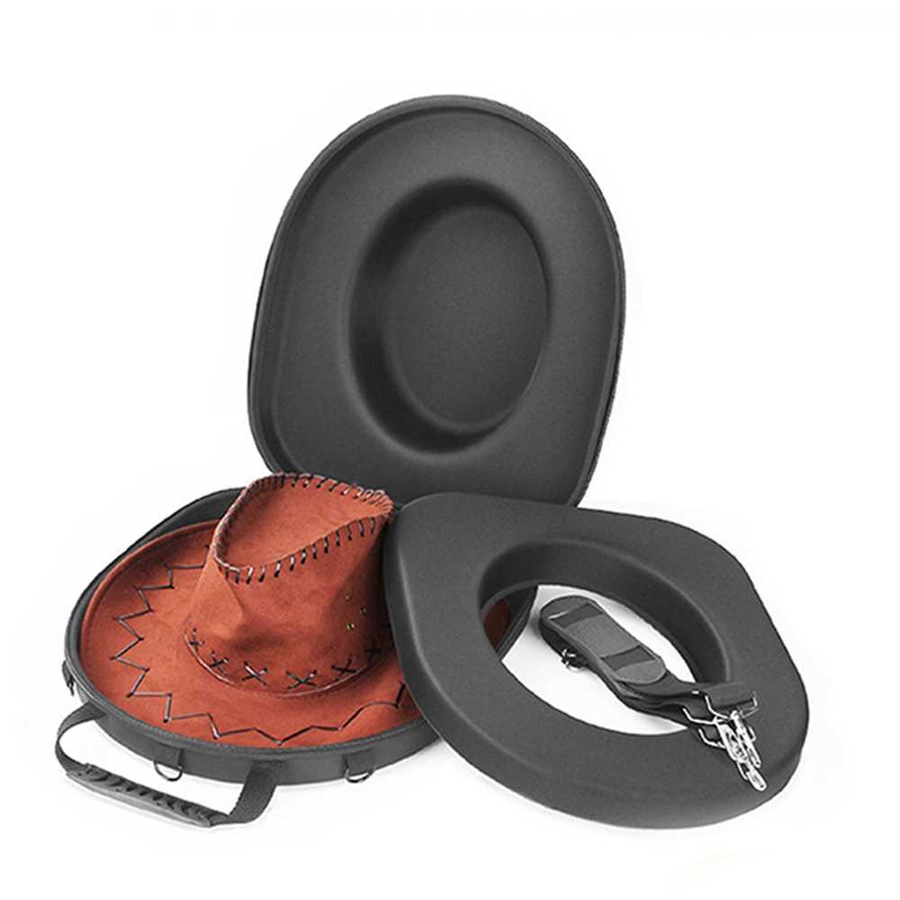 Cowboy Hat Storage Box Holder with Shoulder Strap… - image 5