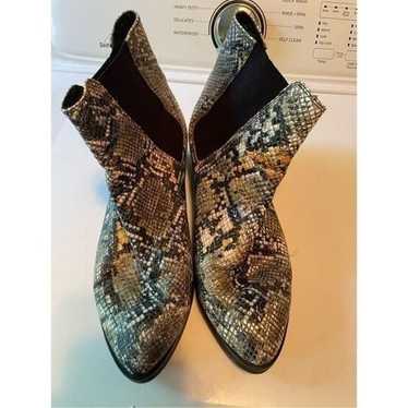 Jeffrey Campbell Snakeskin Leather Boots