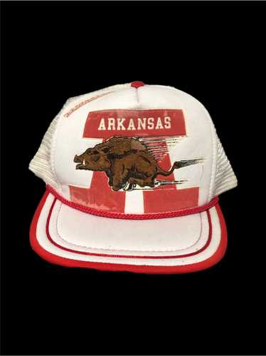 Vintage 80s Arkansas Razorbacks University Trucker