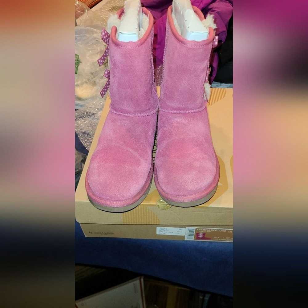 UGG Koolaburra Victoria Pink Bailey Bow Shearling… - image 6