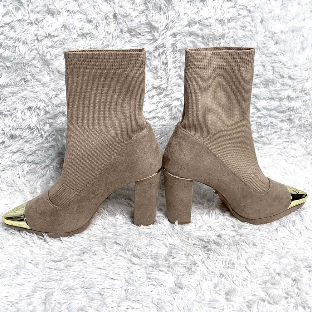 Unused Rady Suede Sock Boots Pointed Toe High Hee… - image 10