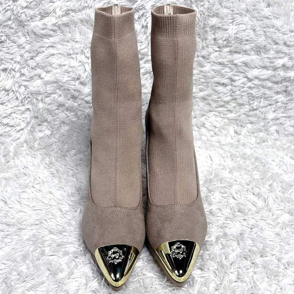 Unused Rady Suede Sock Boots Pointed Toe High Hee… - image 6