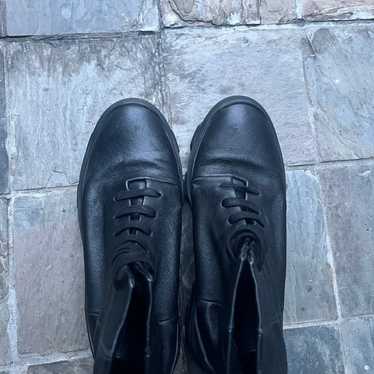 Allsaints Genuine Leather Combat Boots