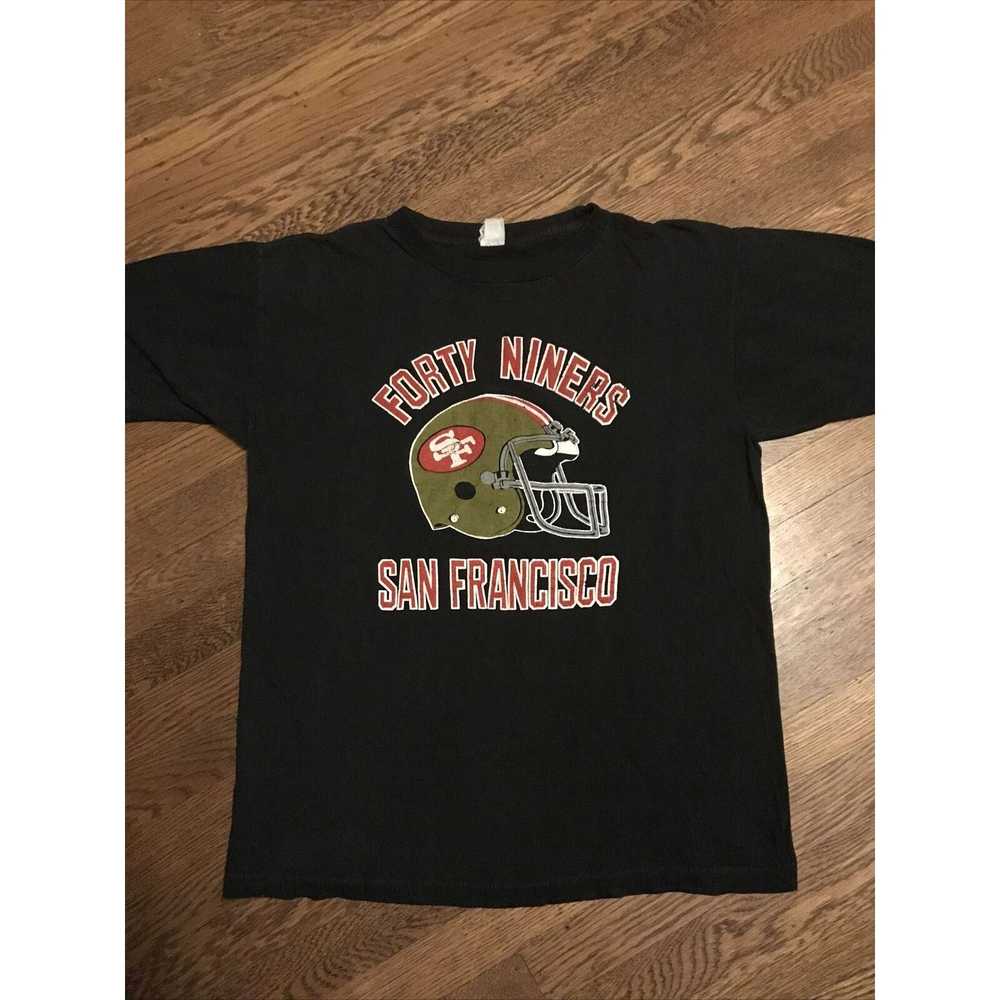 Hanes vintage 70s san francisco 49ers t shirt Med… - image 2