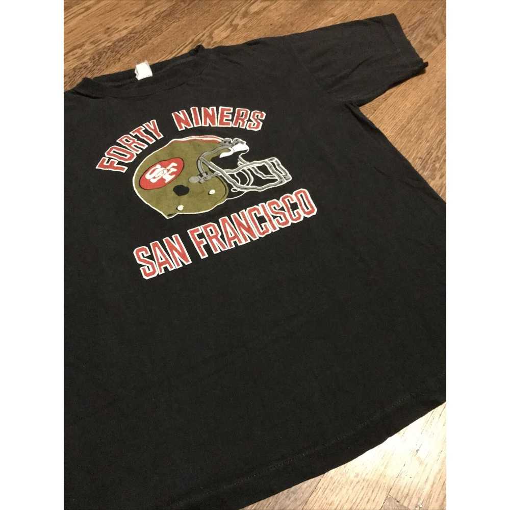 Hanes vintage 70s san francisco 49ers t shirt Med… - image 6