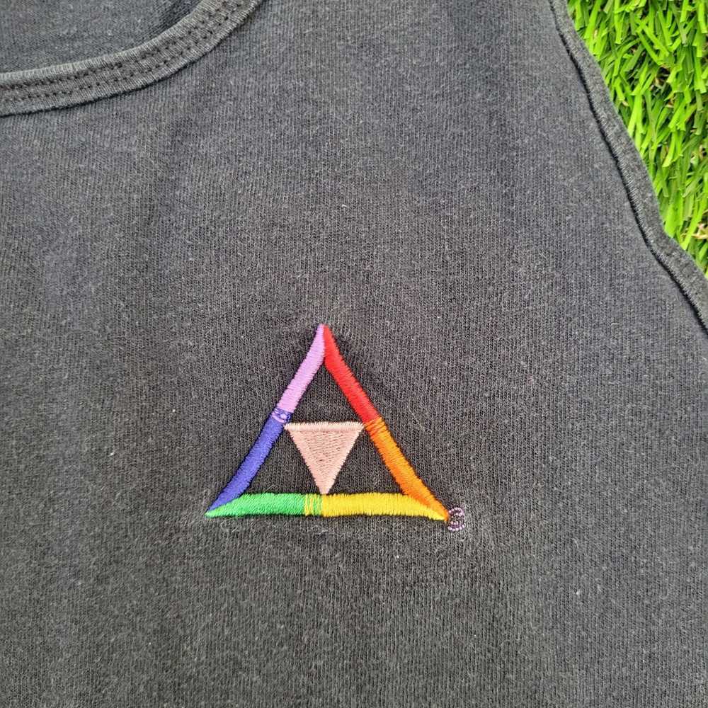 Vintage Vintage Rainbow Triangle Tank-Top Large 2… - image 4