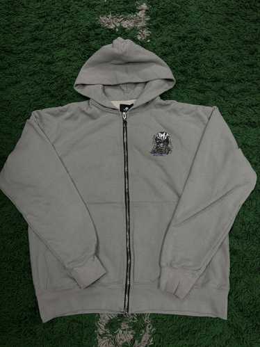 Warren Lotas Warren Lotas Grey Zip Up Hoodie Small - image 1