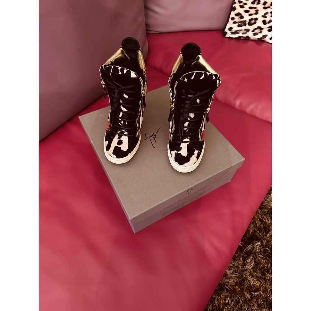 Giuseppe Zanotti Coby leather trainers - image 2