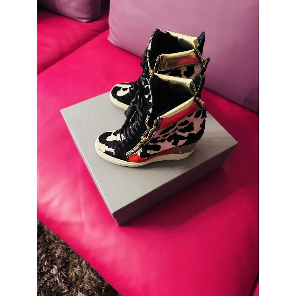 Giuseppe Zanotti Coby leather trainers - image 3