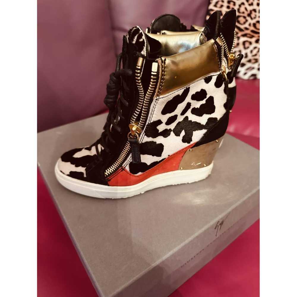 Giuseppe Zanotti Coby leather trainers - image 4